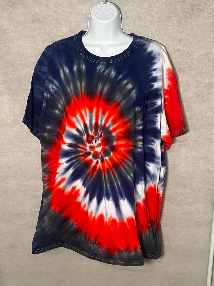 Red Blue & Gray Spiral